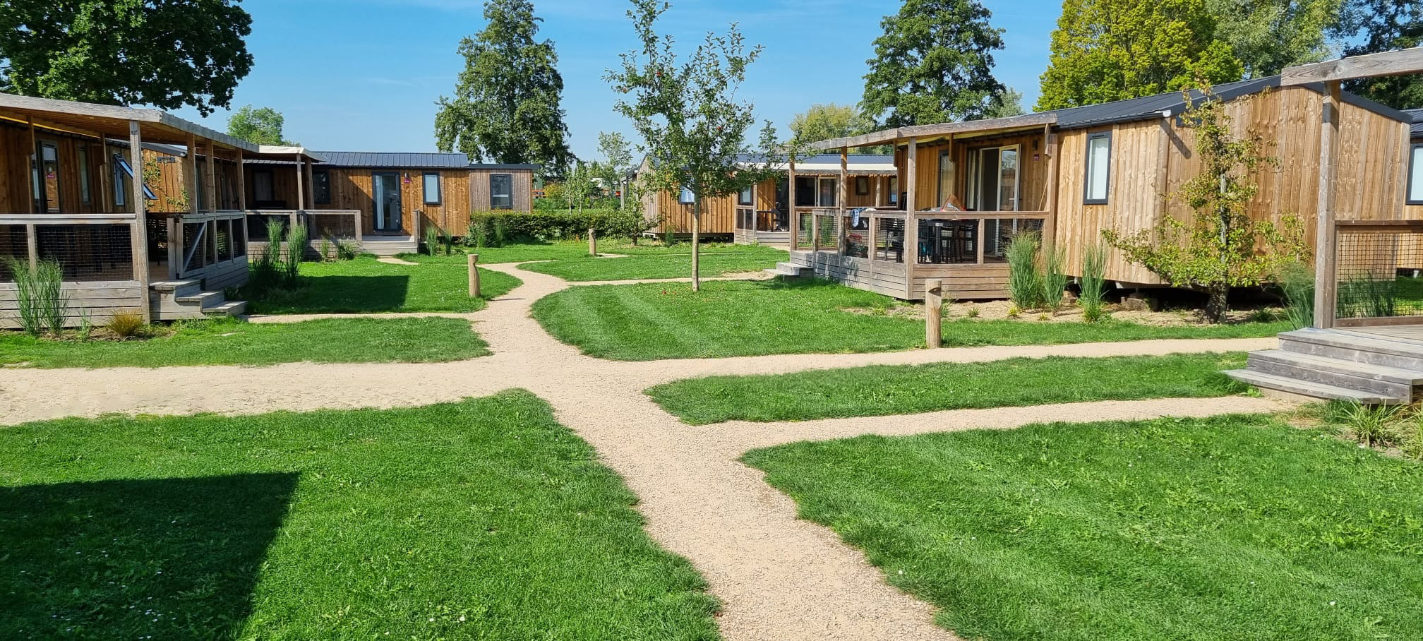 Natuurlijke halfverharding op recreatiepark De Rotonde